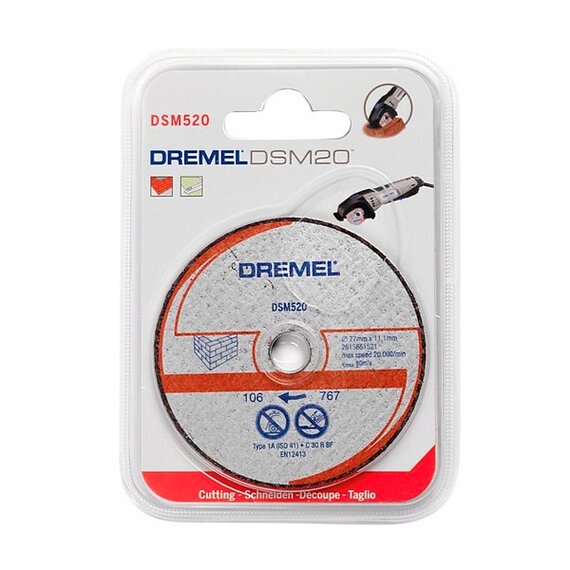 Відрізний диск Dremel DSM520 77 мм, изображение 4